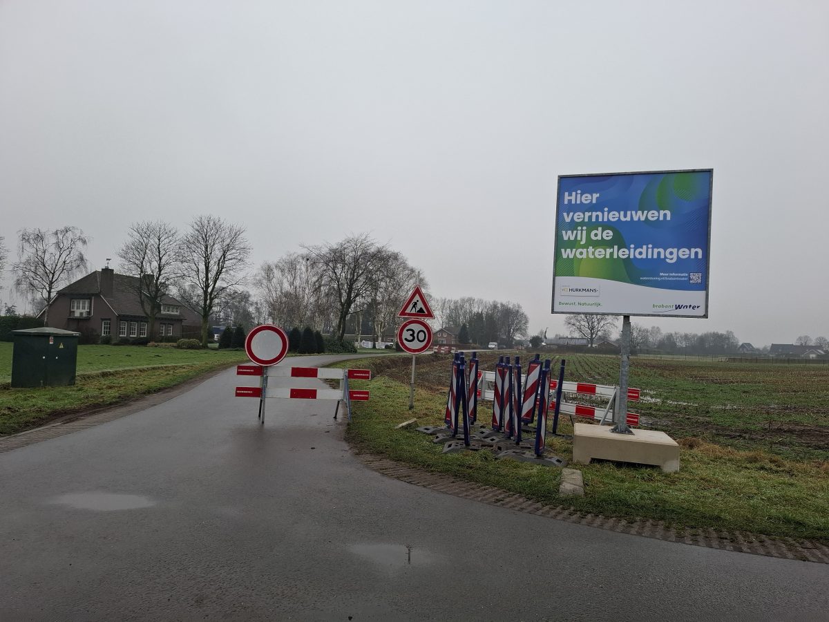 Vernieuwen waterleiding
