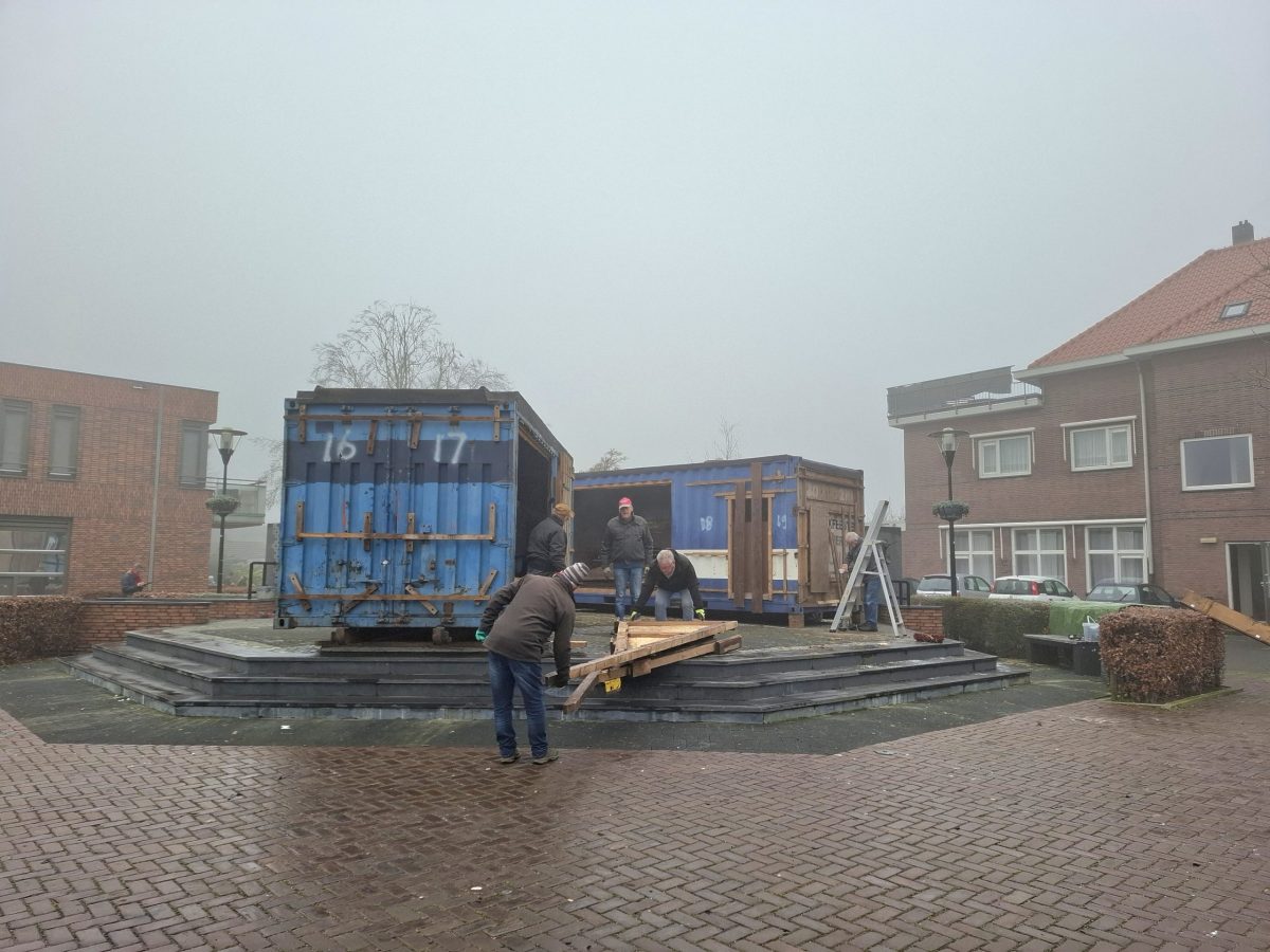 Kerststal Einderplein