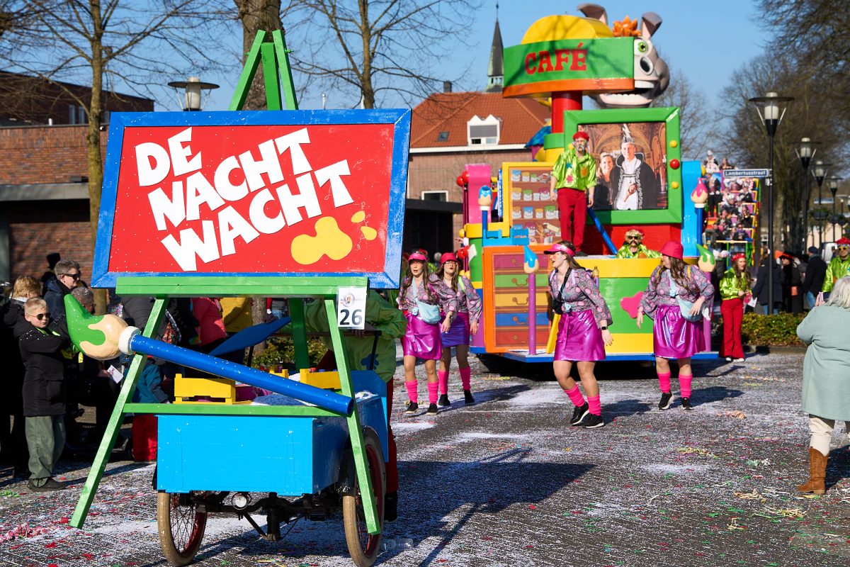 Mooie carnavalsoptocht op de Plattevonder