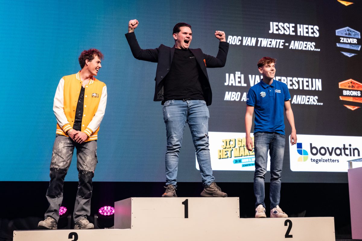 Willem van de Voort komt met goud naar huis!