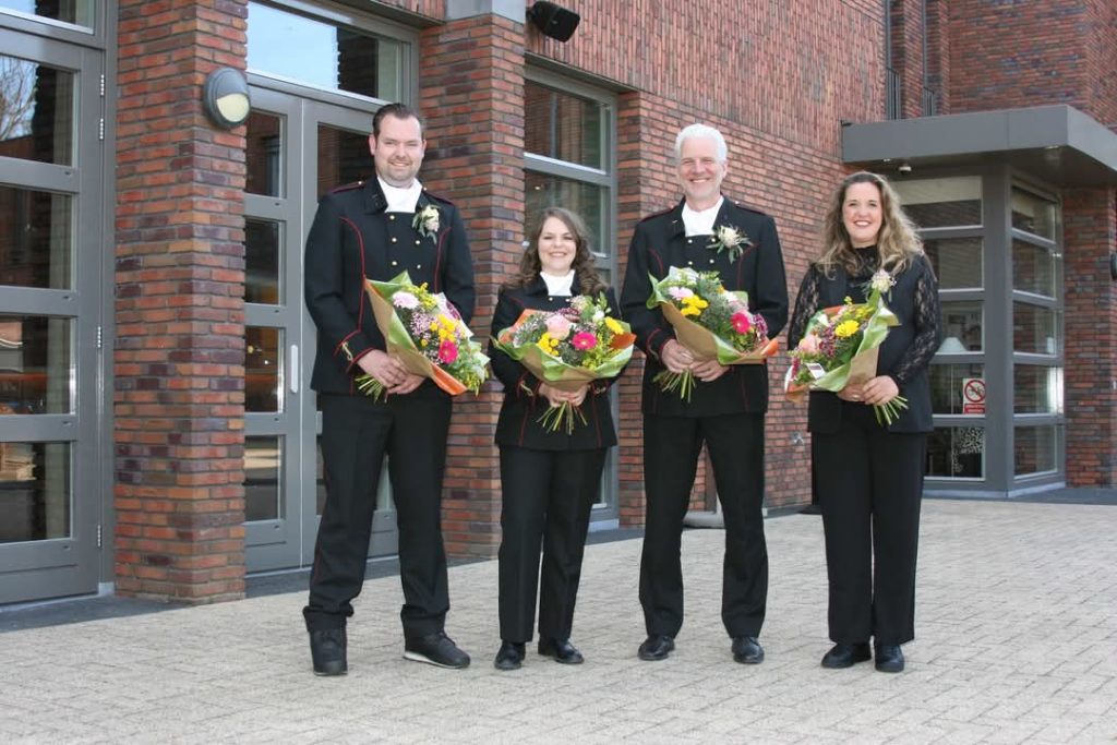 Muziekvereniging Juliana huldigt 4 jubilarissen!