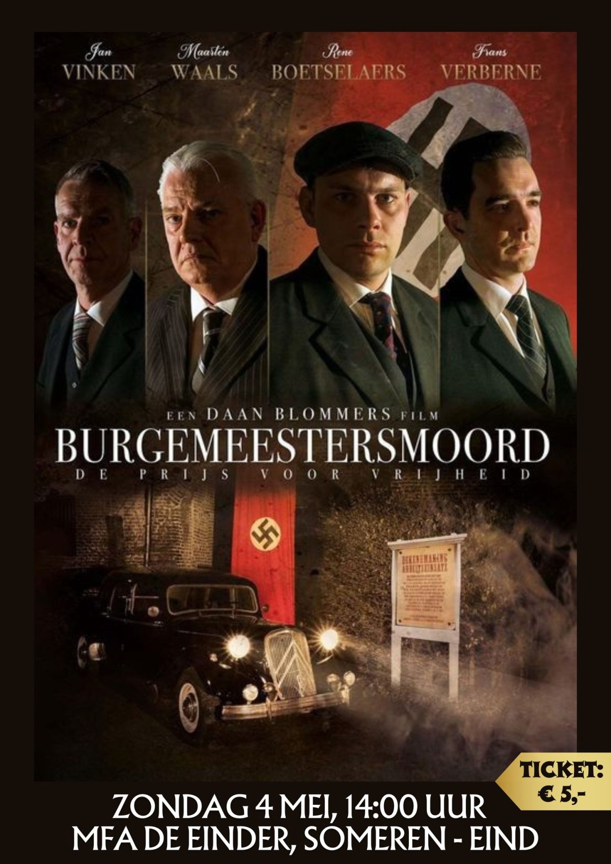 Film Burgemeestersmoord te zien in De Einder