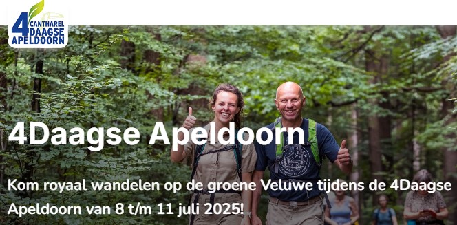 Met WSV Hermode naar de 70ste 4Daagse van Apeldoorn