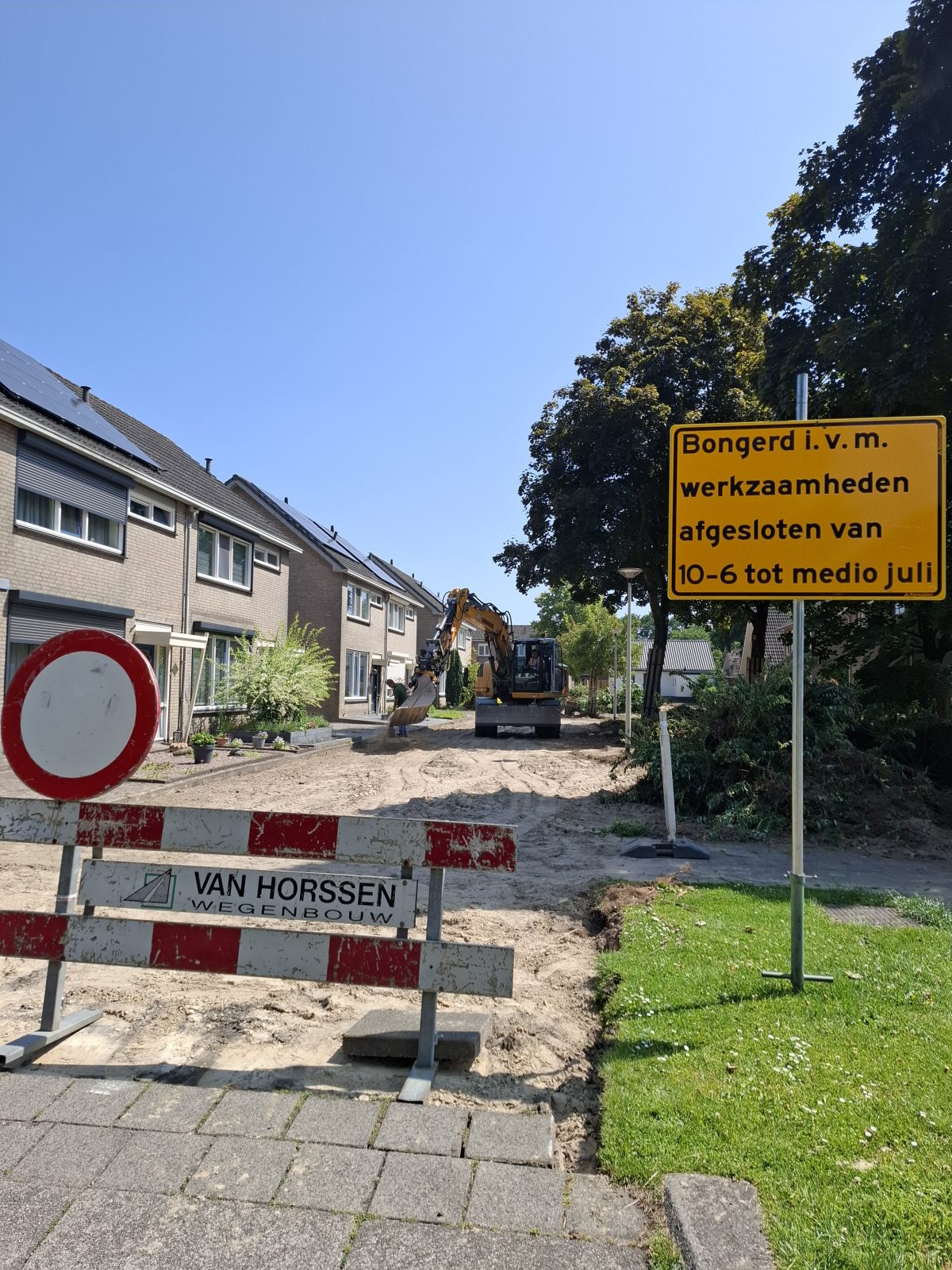 Herinrichting Bongerd, Wingerd en Bennenbroekstraat van start.