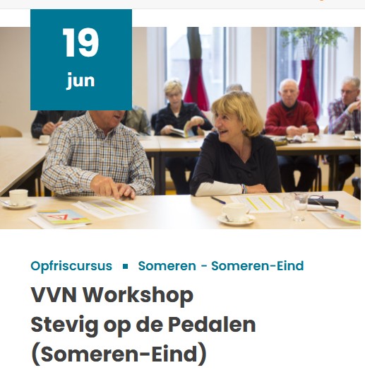 Veilig Verkeer Nederland – Workshop stevig op de pedalen