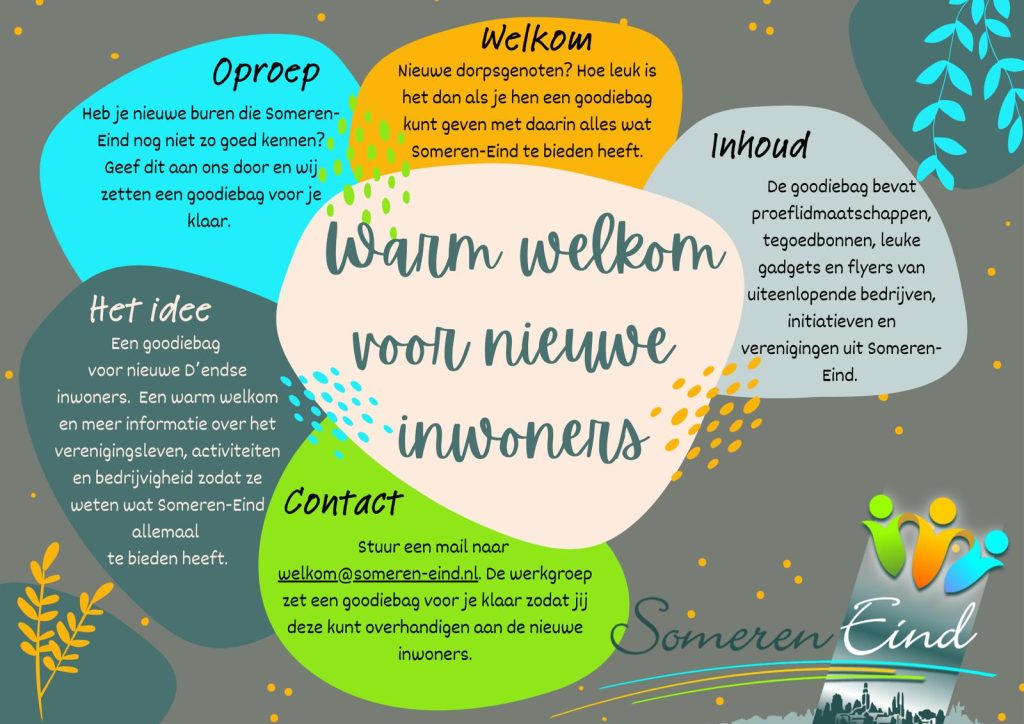 Warm welkom voor nieuwe inwoners in Someren-Eind: Een succes!