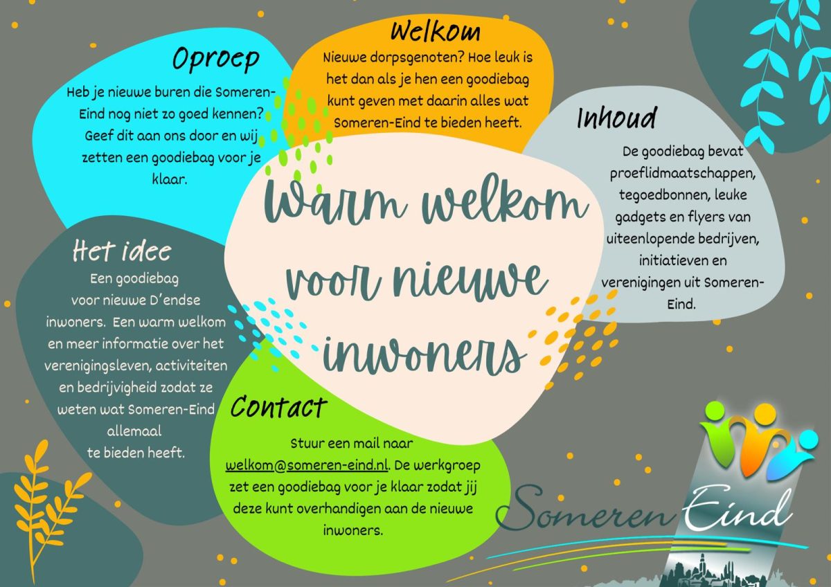Warm welkom voor nieuwe inwoners in Someren-Eind: Een succes!
