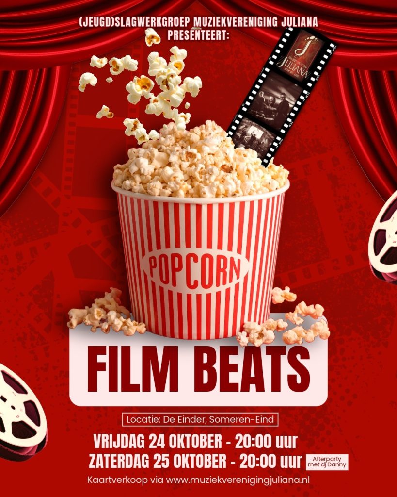 Concert Film Beats door jeugdslagwerkgroep en slagwerkgroep Muziekvereniging Juliana