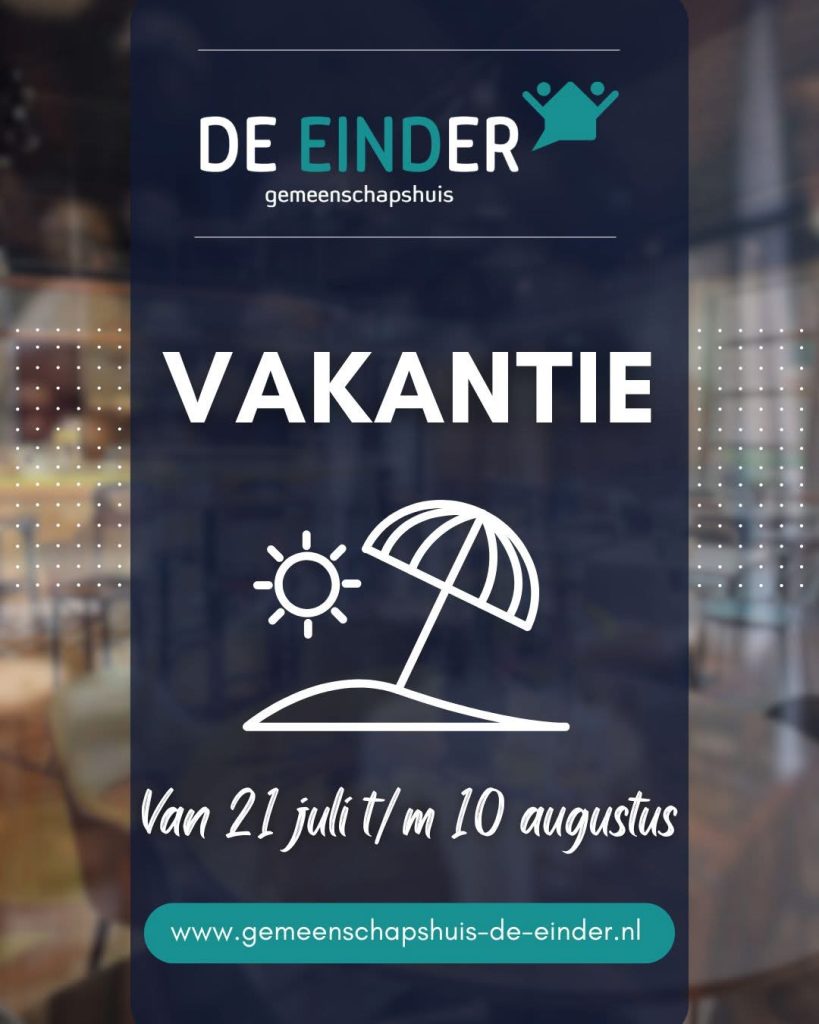 Vakantie Gemeenschapshuis De Einder