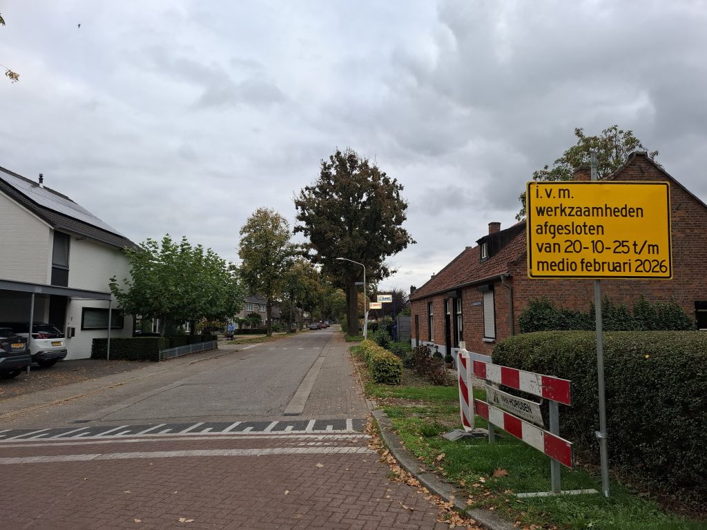 Laatste fase herinrichting Bennenbroekstraat