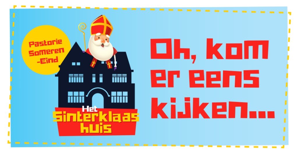 Sinterklaas logeert weer in de Pastorie van Someren-Eind!