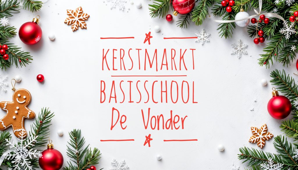 Gezellige kerstmarkt op basisschool De Vonder