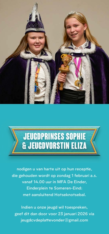 Jeugdprinsesreceptie & Hotseknotse Bal