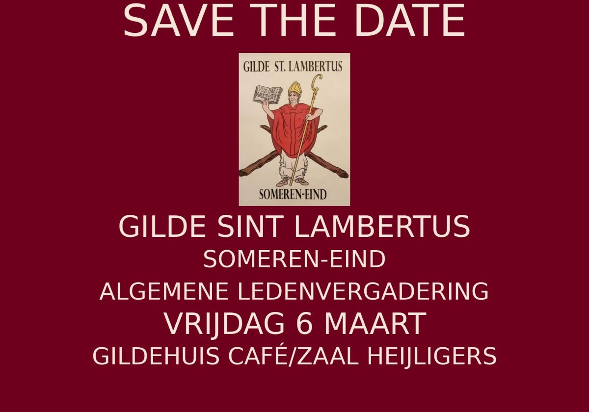 Algemene ledenvergadering gilde Sint Lambertus