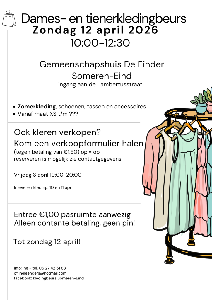 Dames- en tienerkledingbeurs voorjaar 2026