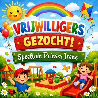 Vrijwilligers gezocht bij Speeltuin Prinses Irene