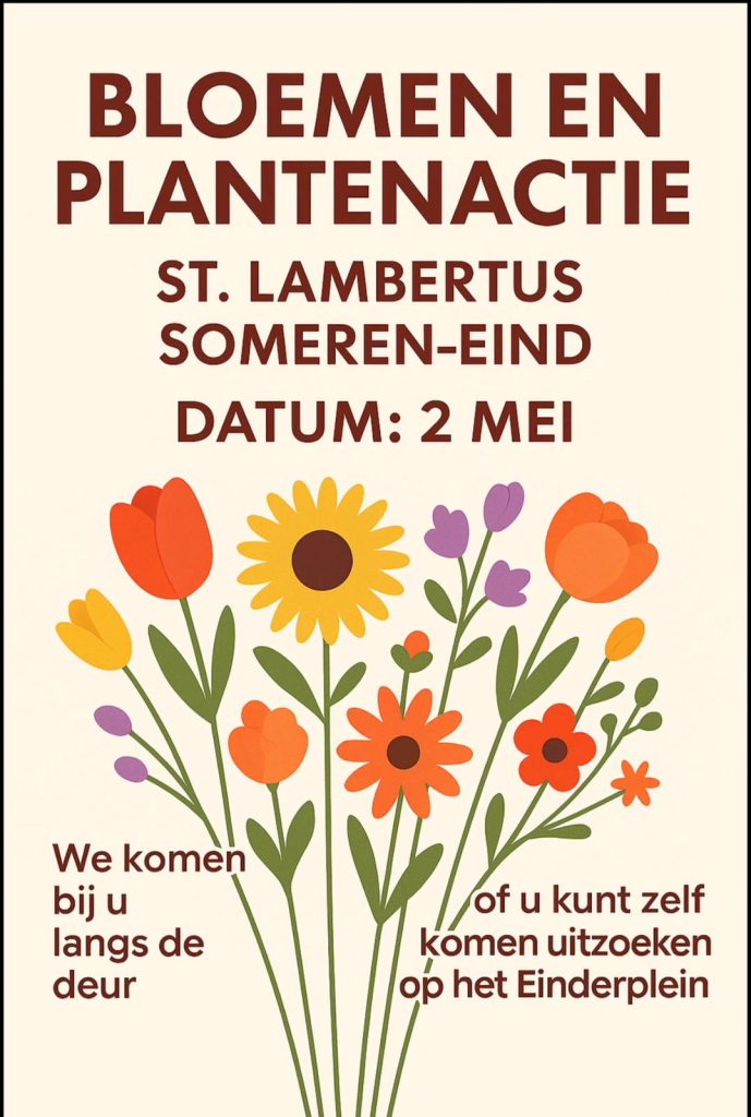 Bloemen en Planten actie bij Gilde Sint Lambertus