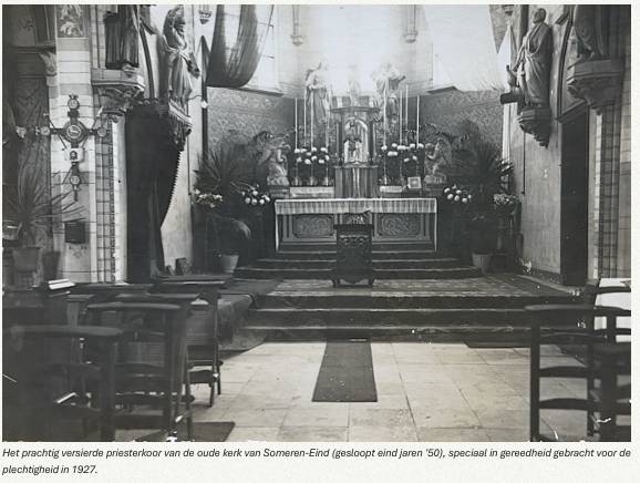 De dubbele plechtige Heilige mis op Beloken Pasen 1927