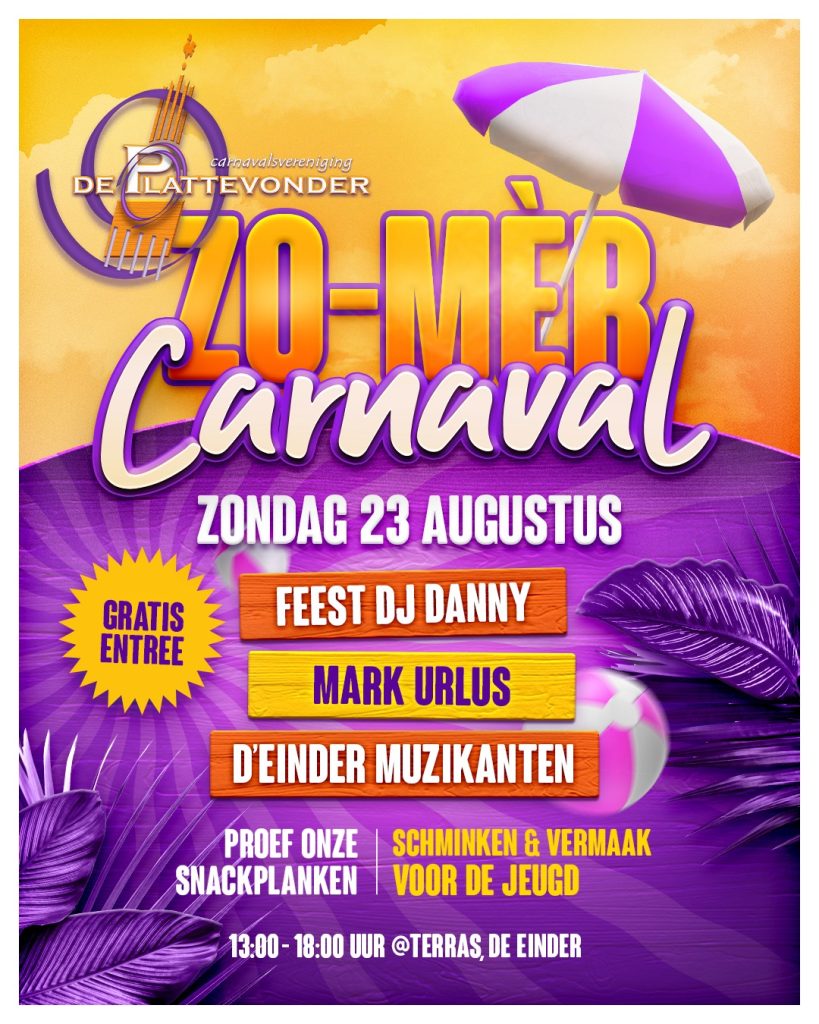 Zo-Mèr Carnaval op het Terras van De Einder