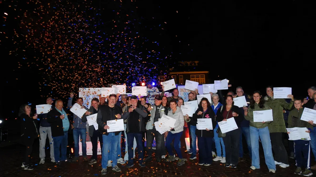 Uitreiking cheques RaboClubSupport actie